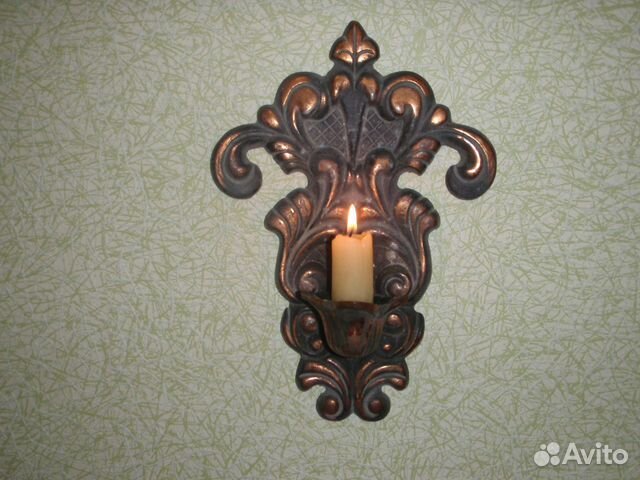 Подсвечник настенный СССР
