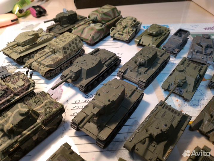 Модели танков звезда 1/100