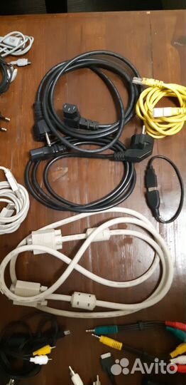 Провода для пк, тв, и старых телефонов зарядка