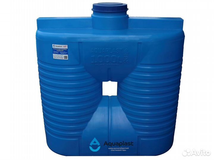 Емкость пластиковая 1 м3 для сыпучих продуктов (уз