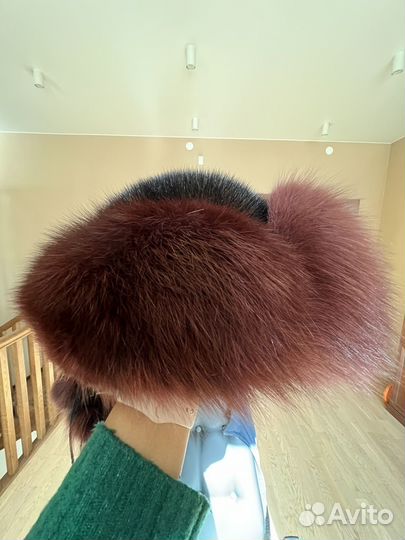 Шапка из соболя женская