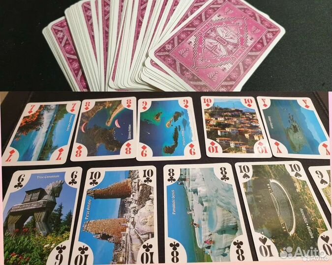 Тарелки сувенир Турция карты игральные