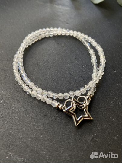 Чокер из лунного камня