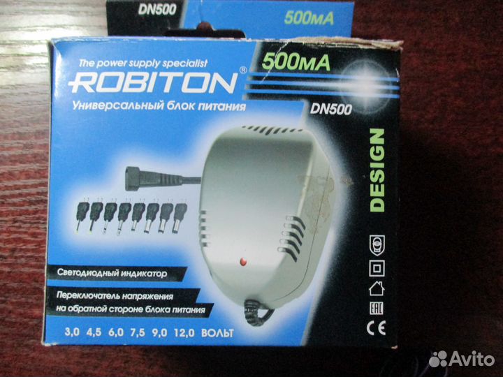 Адаптер/блок питания robiton DN500