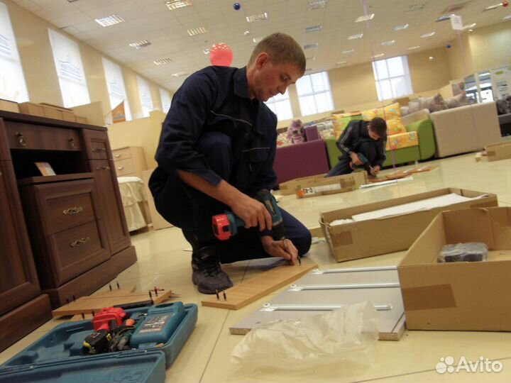 Сборка мебели и установка кухни