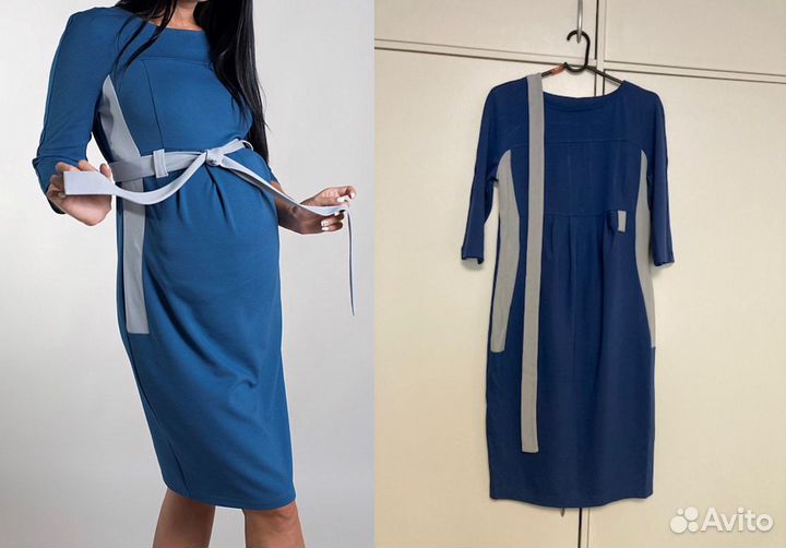 Платья блузки топы для беременных р-р 46