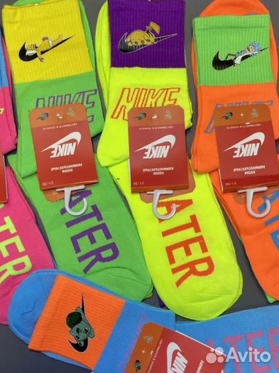 Носки высокие цветные Туркан, новые