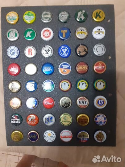 Коллекция пивных крышек