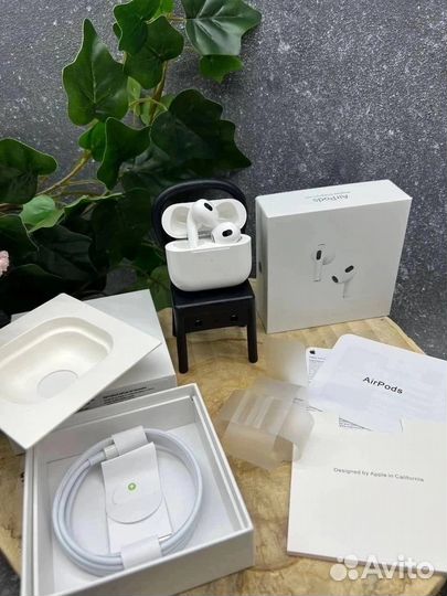 Беспроводные наушники новые apple airpods 3 gn