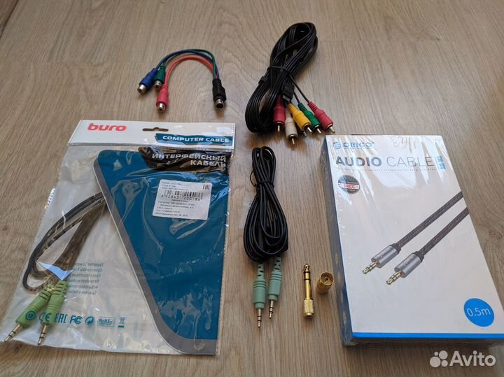 Кабели и удлинители 3,5 jack (AUX), SVideo, RCA