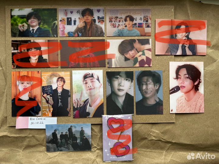 Лентикулярные карты BTS