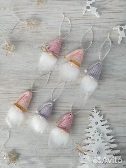 Новогодние елочные игрушки ручной работы