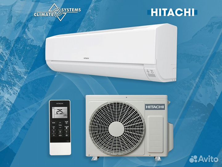 Инверторный кондиционер Hitachi RAK-25REF / RAC-25