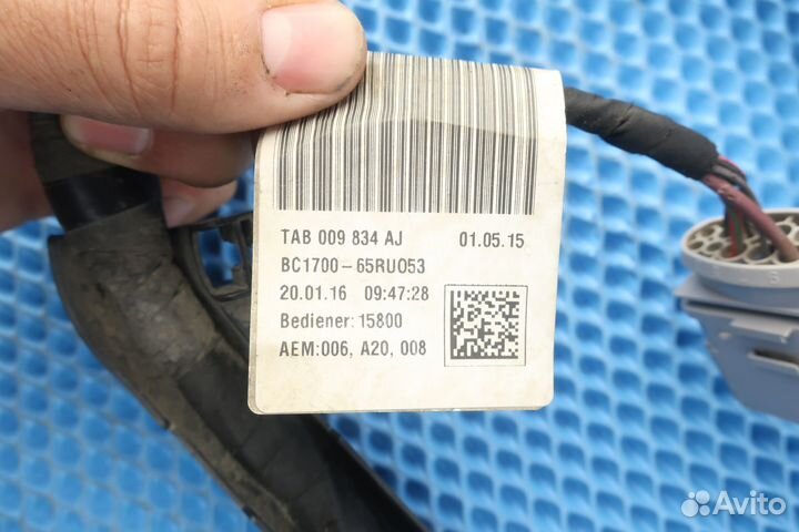 Проводка двигателя VW Polo Sedan 1,6 110 л.с МКПП