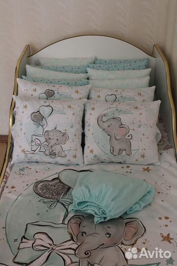 Бортики и Комплект постельного белья