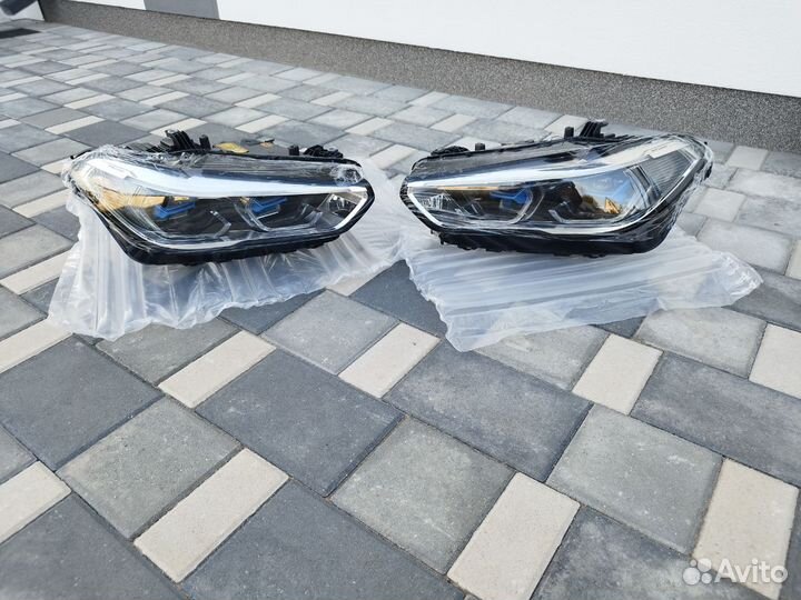Комплект фар на BMW G05 G06 laser bmw Г05 Г06 Лазе