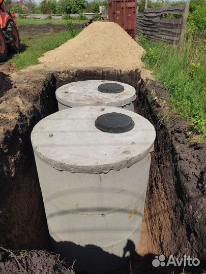 Септик под ключ/Перелив/Канализация/Сливная яма