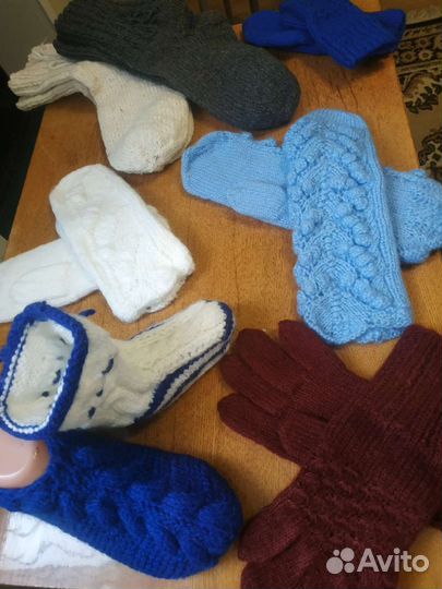 Платок шаль,вязанные изделия