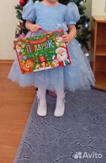 Платье снежинки