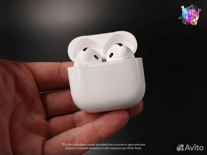 Наушники AirPods 4: Легкие и мощные