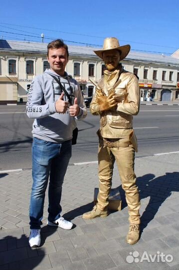 Живая статуя, артист оригинального жанра