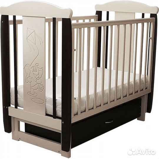 Детская кроватка Соня 04 маятник+ящик новая