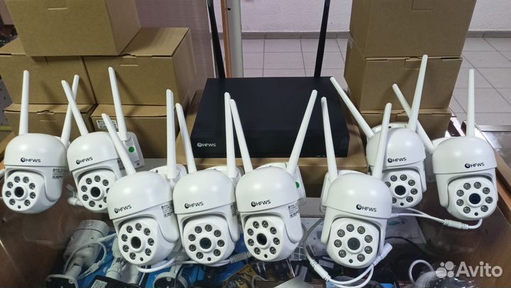 Комплект видеонаблюдения WI-FI 8 камер 3мр