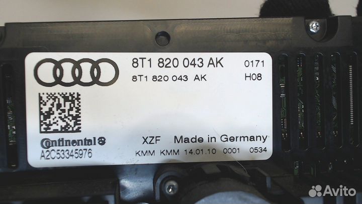 Переключатель отопителя Audi Q5, 2010