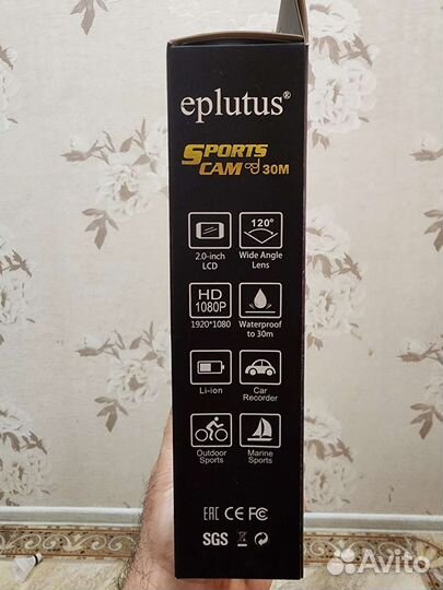 Экшн камера видеорегистратор Eplutus
