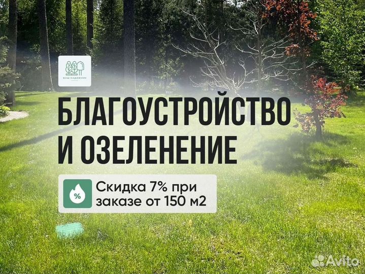 Рулонный газон / озеленение