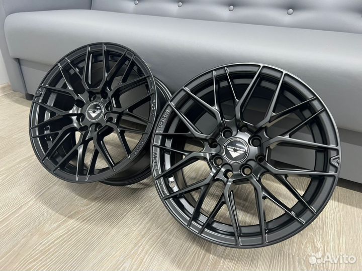 Диски VF107 Matt black R15 4-100 для Rio Solaris