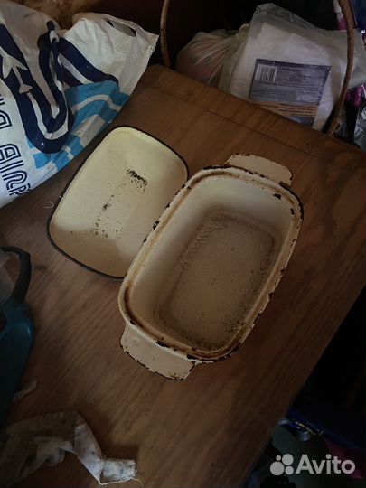 Чугунная утятница СССР