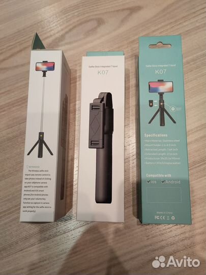 Монопод, трипод, селфи палка Selfie Stick K07