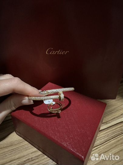 Браслет и кольцо Cartier