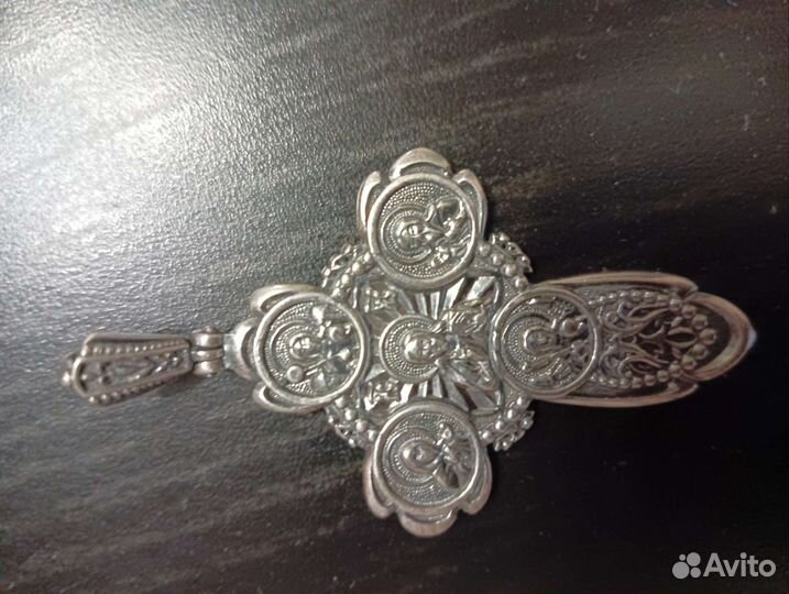 Крест серебро