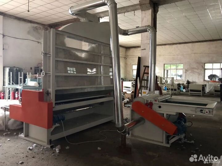 Линия производства наполнителя на многоиголку