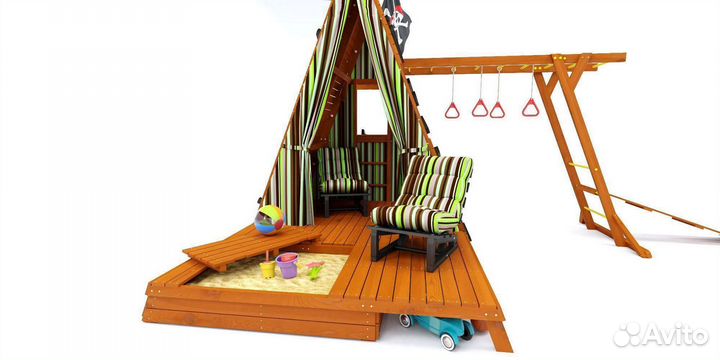 Детская игровая площадка для дачи Савушка База 5