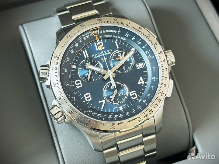 Hamilton Khaki Aviation X-Wind GMT Chrono оригинал