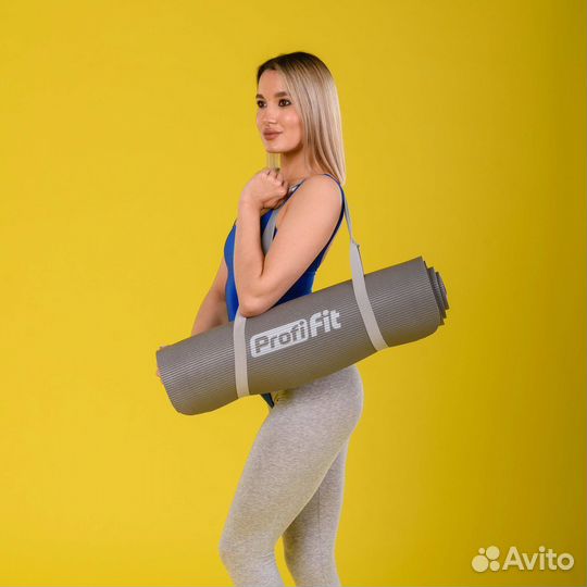 Коврик для фитнеса Profi-Fit (12 мм, софт лайн, се
