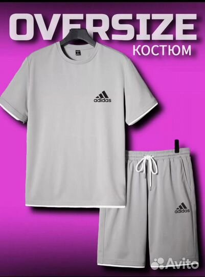 Костюм футболка и шорты Adidas