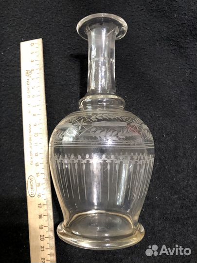 Графин без крышки травление