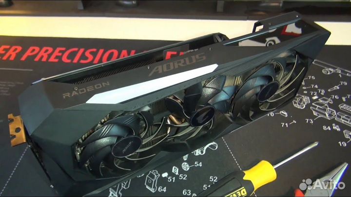 Видеокарта Radeon RX 6800 Aorus Master 16GB