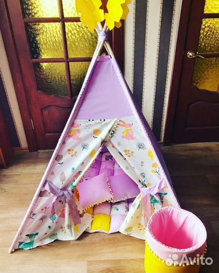 Вигвам с ковриком на заказ