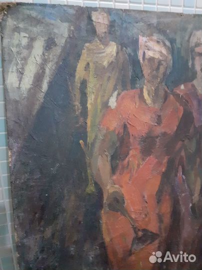 Картина маслом на фанере