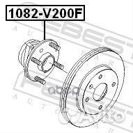 Подшипник ступицы колеса febest 1082-V200F (966