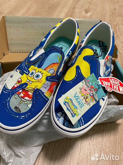 Слипоны Vans x Spongebob 10US (43)
