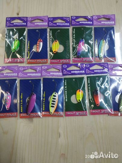 Блесна на форель и окуня от 1,6гр- до 5,2гр