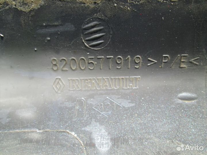 Рено Сандеро Степвэй накладка зад бампера 2009