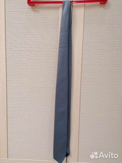 Галстук мужской темно-серый новый широкий
