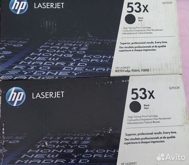Оригинальные картриджи HP 15X/53X/03A/06A/96A